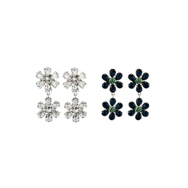 Crystal Daisy Pierce/Earring