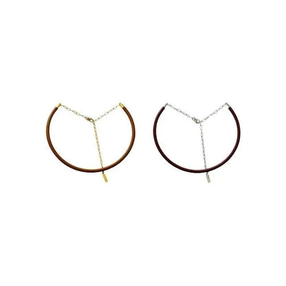Leather Choker Necklace