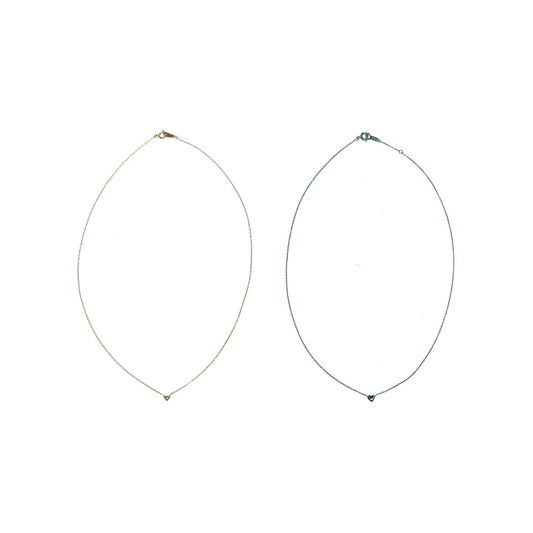 pt Heart Necklace